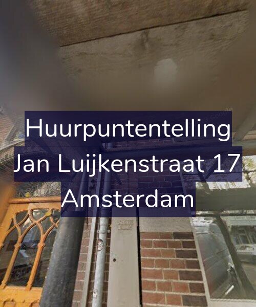 Foto gevel Huurpuntentelling voor Jan Luijkenstraat 17, Amsterdam