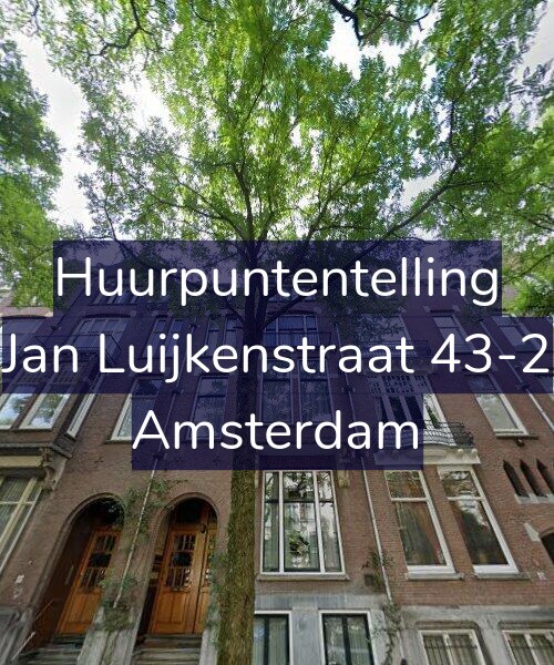 Foto gevel Huurpuntentelling voor Jan Luijkenstraat 43-2, Amsterdam