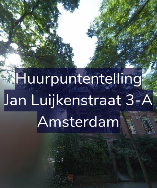 Foto gevel Huurpuntentelling voor Jan Luijkenstraat 3-A, Amsterdam