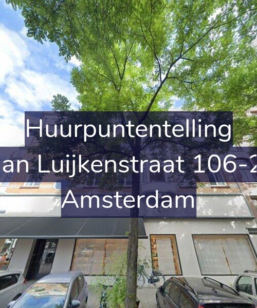 Foto gevel Huurpuntentelling voor Jan Luijkenstraat 106-2, Amsterdam