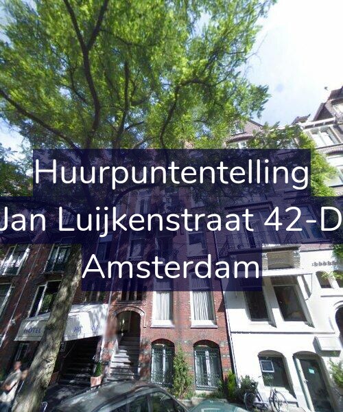 Foto gevel Huurpuntentelling voor Jan Luijkenstraat 42-D, Amsterdam