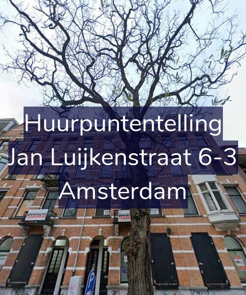 Foto gevel Huurpuntentelling voor Jan Luijkenstraat 6-3, Amsterdam