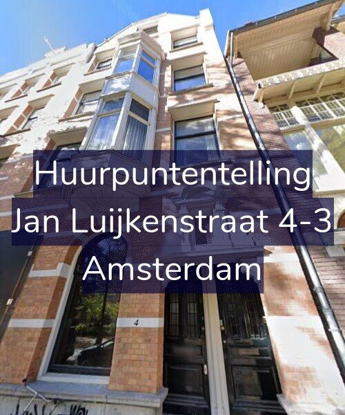 Foto gevel Huurpuntentelling voor Jan Luijkenstraat 4-3, Amsterdam