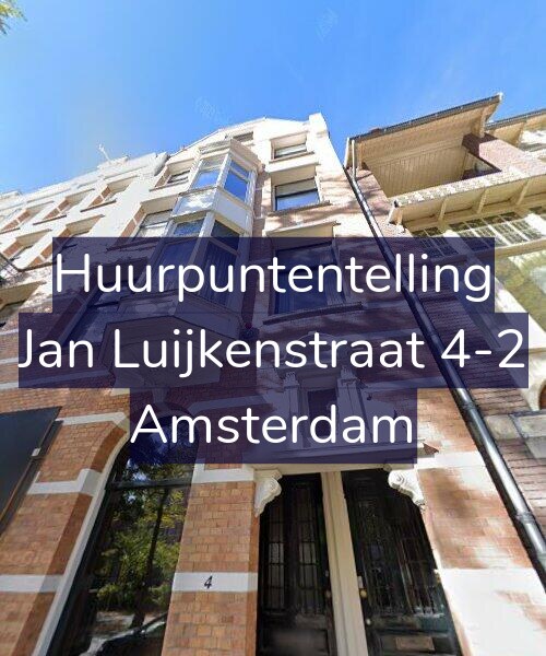 Foto gevel Huurpuntentelling voor Jan Luijkenstraat 4-2, Amsterdam