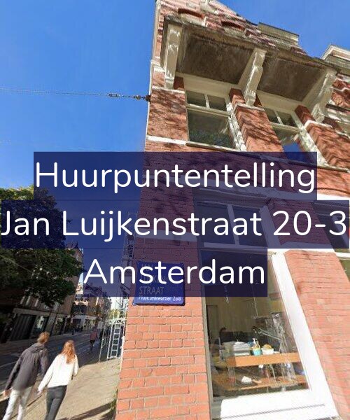 Foto gevel Huurpuntentelling voor Jan Luijkenstraat 20-3, Amsterdam