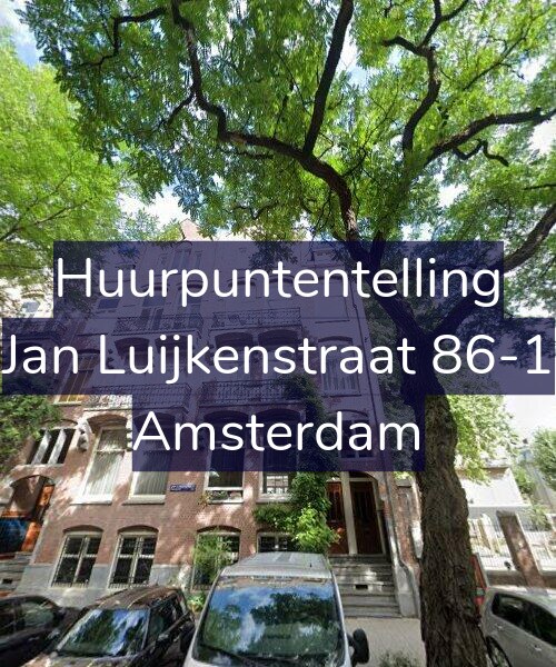 Foto gevel Huurpuntentelling voor Jan Luijkenstraat 86-1, Amsterdam
