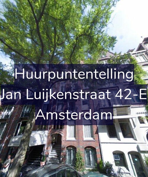 Foto gevel Huurpuntentelling voor Jan Luijkenstraat 42-E, Amsterdam
