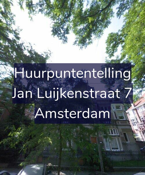 Foto gevel Huurpuntentelling voor Jan Luijkenstraat 7, Amsterdam
