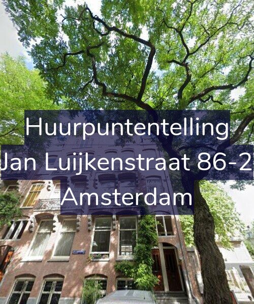 Foto gevel Huurpuntentelling voor Jan Luijkenstraat 86-2, Amsterdam