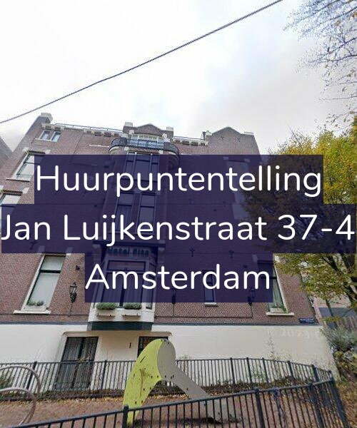 Foto gevel Huurpuntentelling voor Jan Luijkenstraat 37-4, Amsterdam
