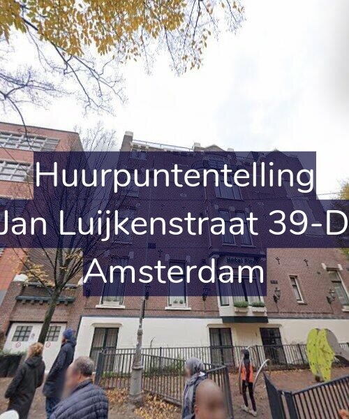 Foto gevel Huurpuntentelling voor Jan Luijkenstraat 39-D, Amsterdam