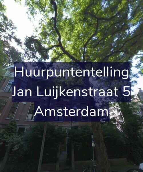 Foto gevel Huurpuntentelling voor Jan Luijkenstraat 5, Amsterdam