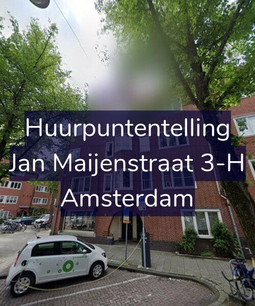 Foto gevel Huurpuntentelling voor Jan Maijenstraat 3-H, Amsterdam