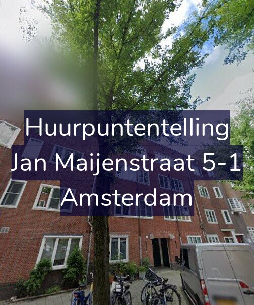 Foto gevel Huurpuntentelling voor Jan Maijenstraat 5-1, Amsterdam