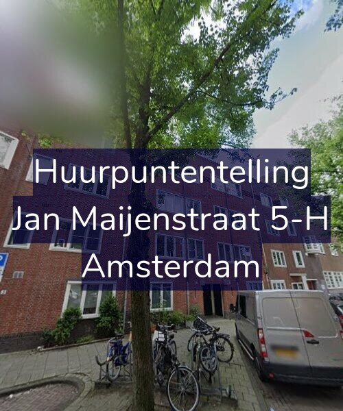 Foto gevel Huurpuntentelling voor Jan Maijenstraat 5-H, Amsterdam