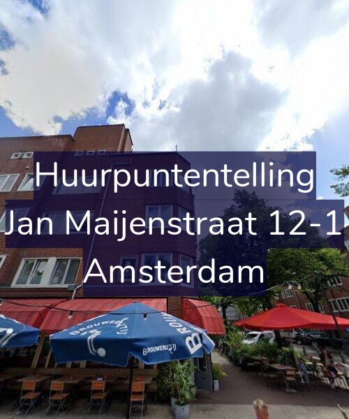 Foto gevel Huurpuntentelling voor Jan Maijenstraat 12-1, Amsterdam