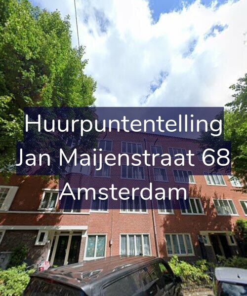 Foto gevel Huurpuntentelling voor Jan Maijenstraat 68, Amsterdam