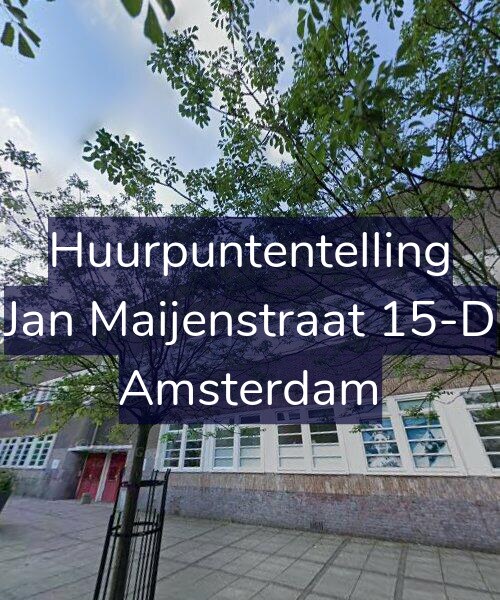 Foto gevel Huurpuntentelling voor Jan Maijenstraat 15-D, Amsterdam