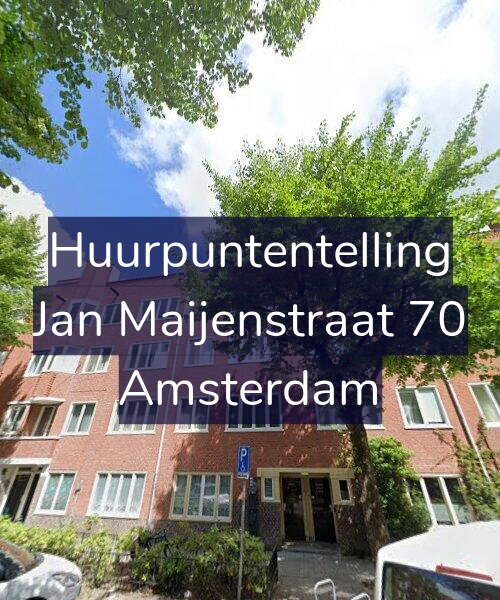 Foto gevel Huurpuntentelling voor Jan Maijenstraat 70, Amsterdam