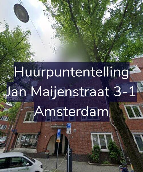 Foto gevel Huurpuntentelling voor Jan Maijenstraat 3-1, Amsterdam