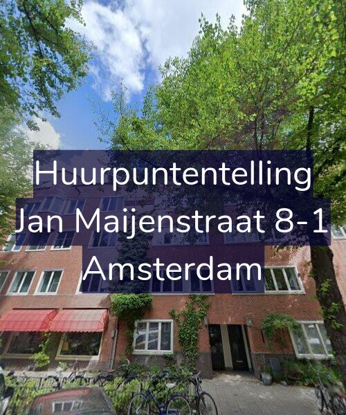 Foto gevel Huurpuntentelling voor Jan Maijenstraat 8-1, Amsterdam