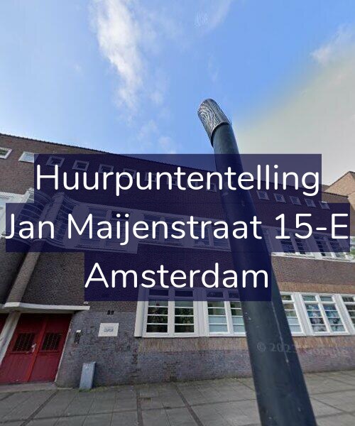 Foto gevel Huurpuntentelling voor Jan Maijenstraat 15-E, Amsterdam