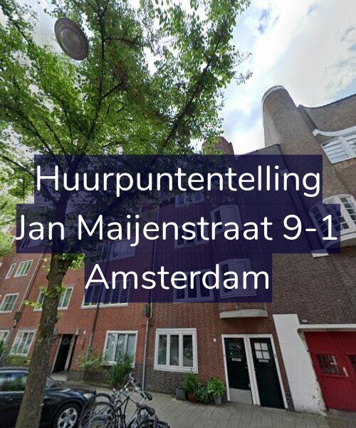 Foto gevel Huurpuntentelling voor Jan Maijenstraat 9-1, Amsterdam