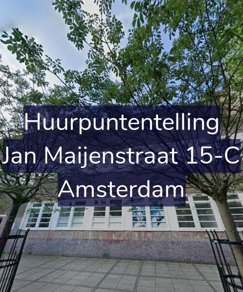 Foto gevel Huurpuntentelling voor Jan Maijenstraat 15-C, Amsterdam