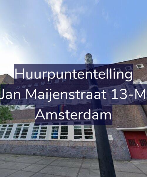 Foto gevel Huurpuntentelling voor Jan Maijenstraat 13-M, Amsterdam