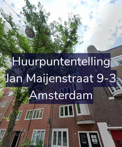 Foto gevel Huurpuntentelling voor Jan Maijenstraat 9-3, Amsterdam