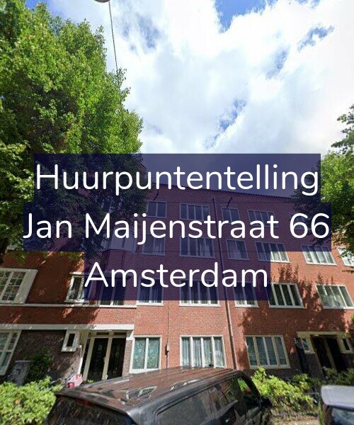 Foto gevel Huurpuntentelling voor Jan Maijenstraat 66, Amsterdam