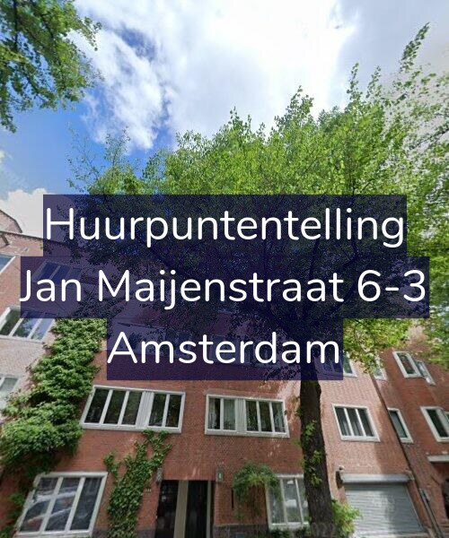 Foto gevel Huurpuntentelling voor Jan Maijenstraat 6-3, Amsterdam