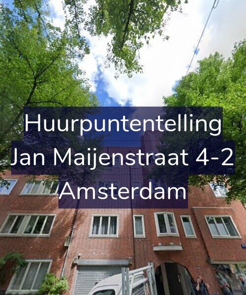 Foto gevel Huurpuntentelling voor Jan Maijenstraat 4-2, Amsterdam
