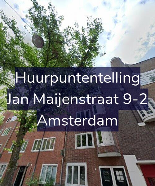 Foto gevel Huurpuntentelling voor Jan Maijenstraat 9-2, Amsterdam