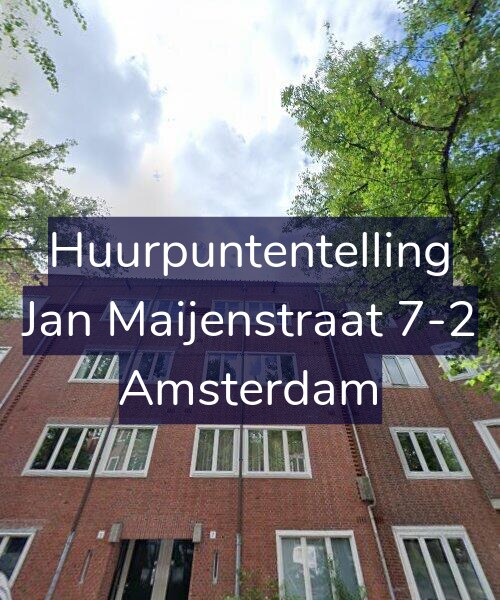 Foto gevel Huurpuntentelling voor Jan Maijenstraat 7-2, Amsterdam