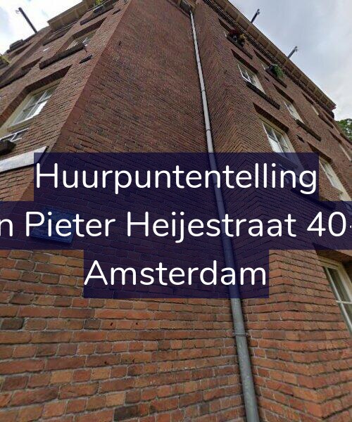 Foto gevel Huurpuntentelling voor Jan Pieter Heijestraat 40-A, Amsterdam
