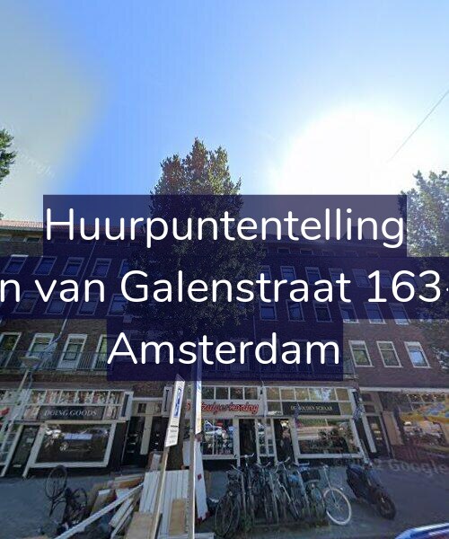 Foto gevel Huurpuntentelling voor Jan van Galenstraat 163-2, Amsterdam