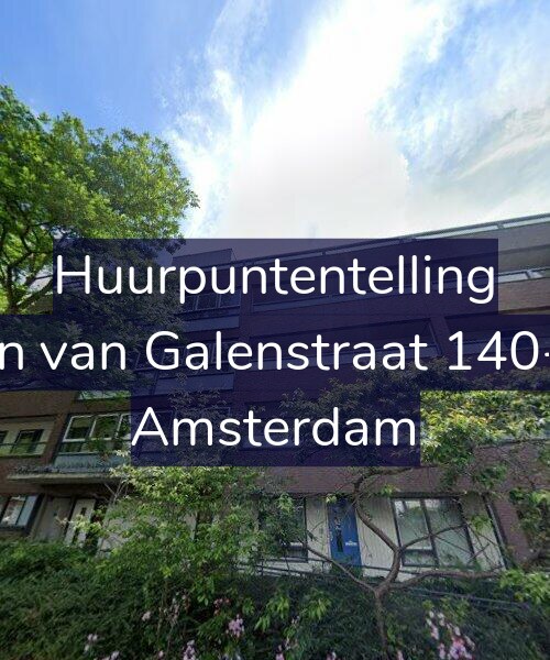 Foto gevel Huurpuntentelling voor Jan van Galenstraat 140-C, Amsterdam