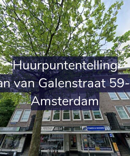 Foto gevel Huurpuntentelling voor Jan van Galenstraat 59-3, Amsterdam