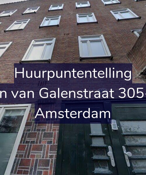 Foto gevel Huurpuntentelling voor Jan van Galenstraat 305-3, Amsterdam