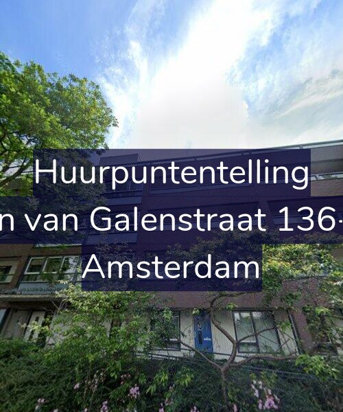 Foto gevel Huurpuntentelling voor Jan van Galenstraat 136-A, Amsterdam