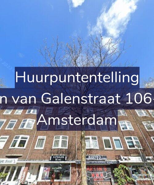 Foto gevel Huurpuntentelling voor Jan van Galenstraat 106-2, Amsterdam