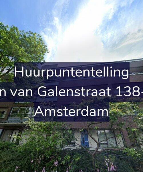 Foto gevel Huurpuntentelling voor Jan van Galenstraat 138-A, Amsterdam