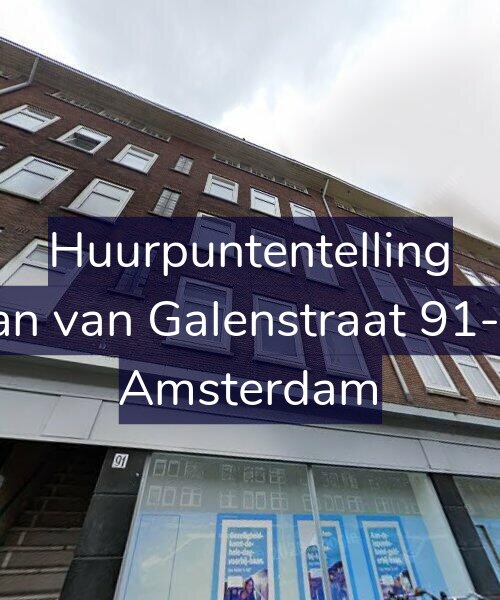 Foto gevel Huurpuntentelling voor Jan van Galenstraat 91-2, Amsterdam