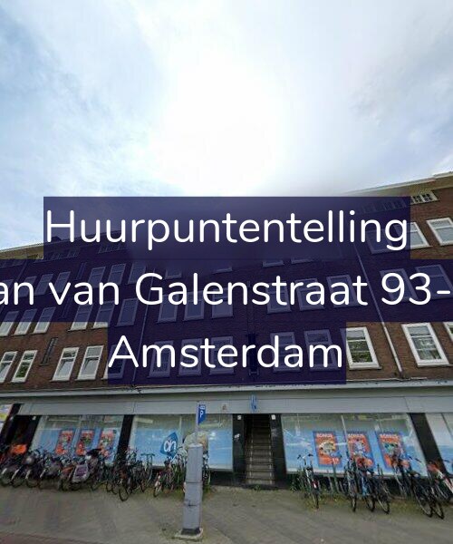 Foto gevel Huurpuntentelling voor Jan van Galenstraat 93-1, Amsterdam