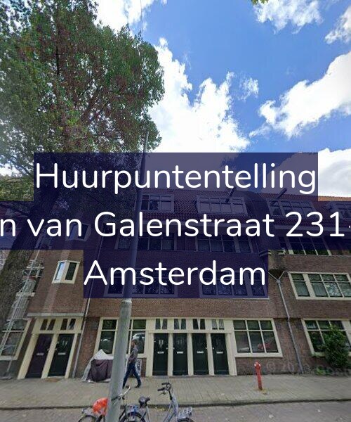 Foto gevel Huurpuntentelling voor Jan van Galenstraat 231-2, Amsterdam