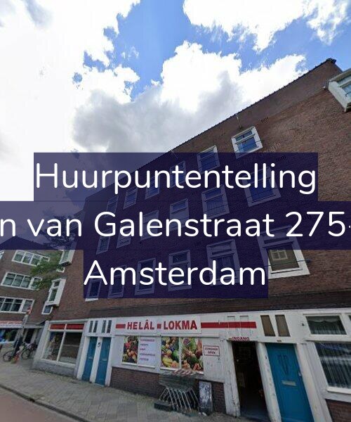 Foto gevel Huurpuntentelling voor Jan van Galenstraat 275-2, Amsterdam