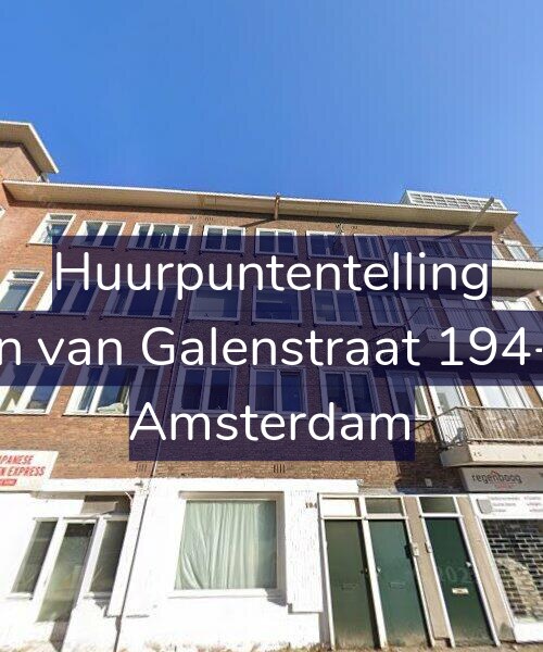 Foto gevel Huurpuntentelling voor Jan van Galenstraat 194-H, Amsterdam
