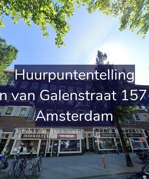 Foto gevel Huurpuntentelling voor Jan van Galenstraat 157-2, Amsterdam