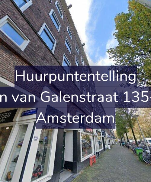 Foto gevel Huurpuntentelling voor Jan van Galenstraat 135-1, Amsterdam